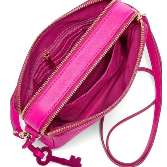 NEW FOSSIL Pink  Sydney Crossbody - Picture 13 of 14
